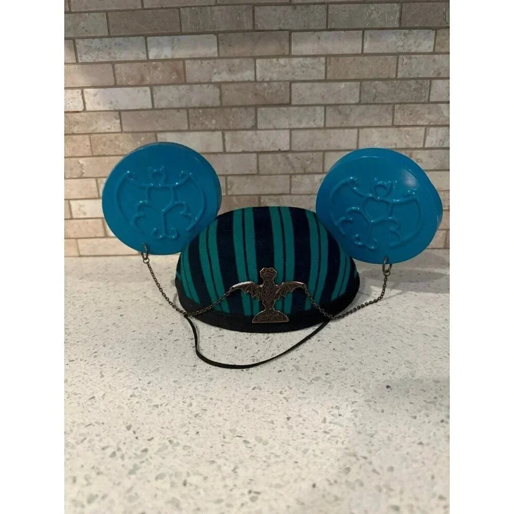 Disney Haunted Mansion Bat Stanchion Ghosts Mickey Mouse Ears Ear‎ Hat b39